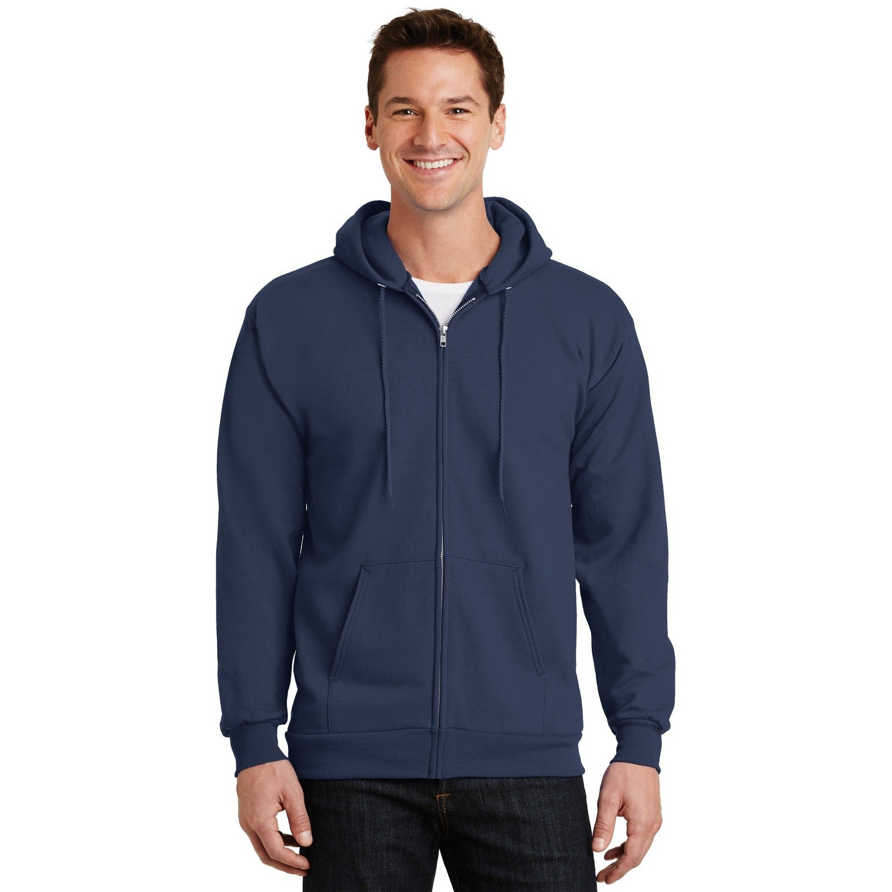 Port & Company-Port & Company® - Essential Fleece Full-Zip Hooded Sweatshirt. PC90ZH-MedTech-5